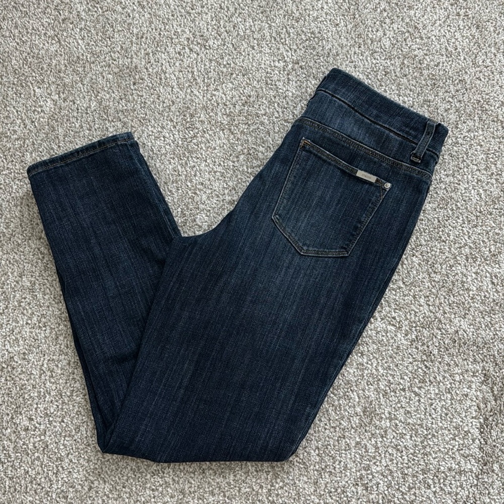 Chico’s So Slimming Girlfriend Ankle Jeans.